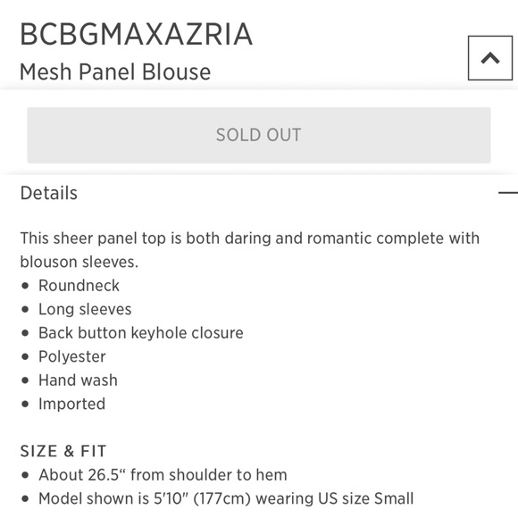 Mesh Panel Blouse - Picture 8 of 13